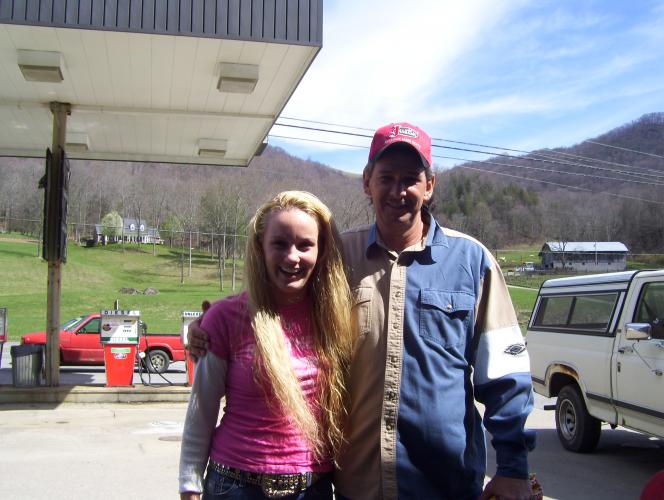 BILLY WITH HIS DAUGHTER